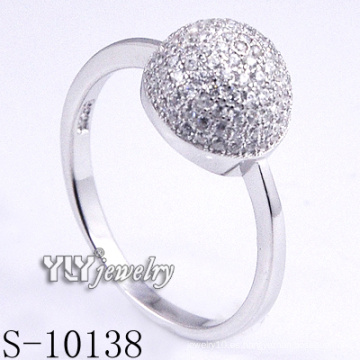 925 joyas de plata con Zirconia anillo de las mujeres (S-10138)